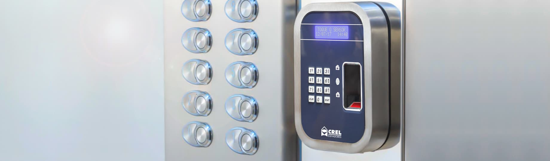 Modernização de elevadores: controle por biometria
